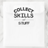 スキルを収集しない物 スクエアシール (バッグ)