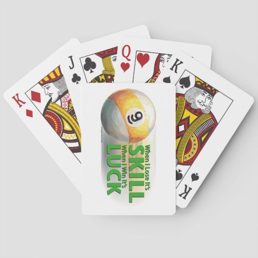 スキルを失い、ラック9ボール トランプ (裏面)