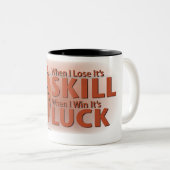 スキルウィンラックバスケットボールを失う ツートーンマグカップ (正面右)