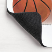 スキルウィンラックバスケットボールを失う マウスパッド (コーナー)