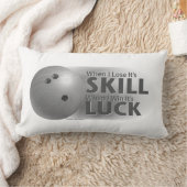 スキルウィンラックボーリンググレーを失う ランバークッション (ブランケット)