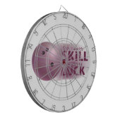 スキルウィンラックボーリングピンク ダーツボード (正面左)