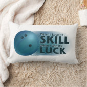 スキルウィンラックボーリングブルー ランバークッション (ブランケット)