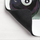 スキルウィンラック8ボール負ける マウスパッド (コーナー)