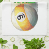 スキルウィンラック9ボール負ける キッチンタオル (折り畳み)