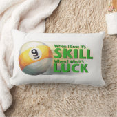 スキルウィンラック9ボール負ける ランバークッション (ブランケット)