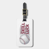 スキルウィン野球で負ける ラゲッジタグ (正面縦)