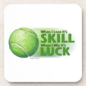 スキルウィン・ラッキーテニスボールを失う コースター (正面)