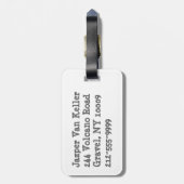 スキルウィン・ラッキーフットボールを失う ラゲッジタグ (裏面縦)