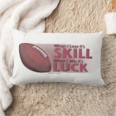スキルウィン・ラッキーフットボールを失う ランバークッション (ブランケット)