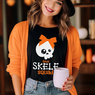 スキルスクワッドボウオレンジハロウィンファミリーマッチング Tシャツ