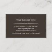 スキルツールをテーマにした大工の木工職人を表示 名刺 (裏面)