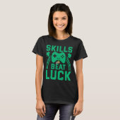 スキルビートルークスラッキーボーイズゲーマーゲームSt patricks Tシャツ (正面フル)