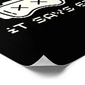 スキル問題と表示される 67 67 数字 67 六七 メメ ポスター (角)