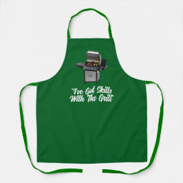 「スキル」オールオーバープリントエプロン、中エプロン エプロン