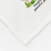 スキルAbcアルファベットメンタルヘルス認識度国 フリースブランケット (角)