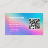 スキンエステティシャン 名刺 (正面)