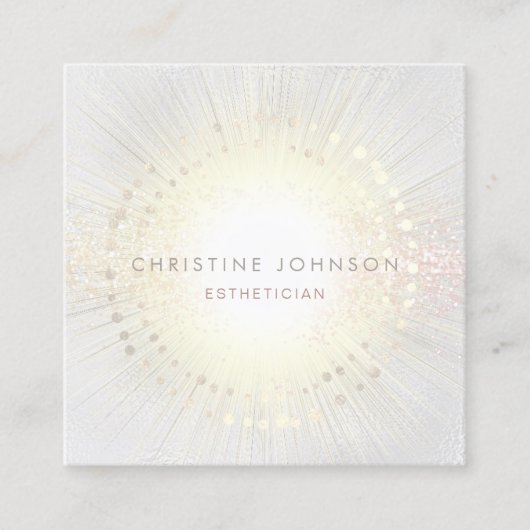 スキンカエレガントー スクエア名刺 (正面)