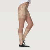 スキンカラーのシーレースのパンティ効果 レギンス (右)