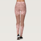 スキンカラーシーレースパンティエフェクトレギンス レギンス (裏面)