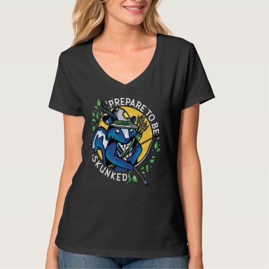 スキングクリベッジプレーヤーの準備1 Tシャツ (正面)