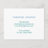 スキンケアとエステ エンクロージャーカード (裏面)