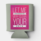 スキンケアのコンサルタントビクールアコジおもしろいー 缶クーラー (裏面)