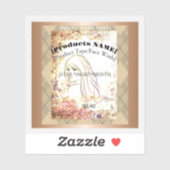 スキンケアのラベル シール (シート)