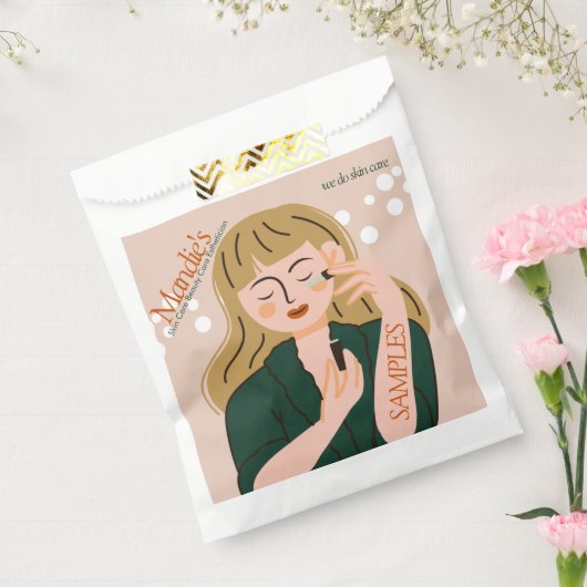 スキンケアエステティシャン事業サロンスパサンプル フェイバーバッグ (封をした状態)