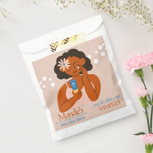 スキンケアエステティシャン事業サロン ガール サンプル フェイバーバッグ (封をした状態)