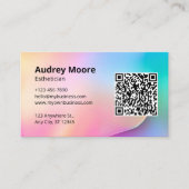 スキンケアエステティシャン 名刺 (正面)