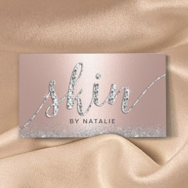 スキンケアサロンバラ金ゴールドラグジュアリエステティシャン 名刺