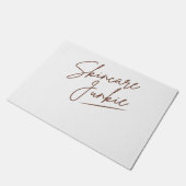 スキンケアジュンキー肌好きエステティシャンS ドアマット (アングル)