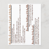 スキンケア効果 チラシ (正面)