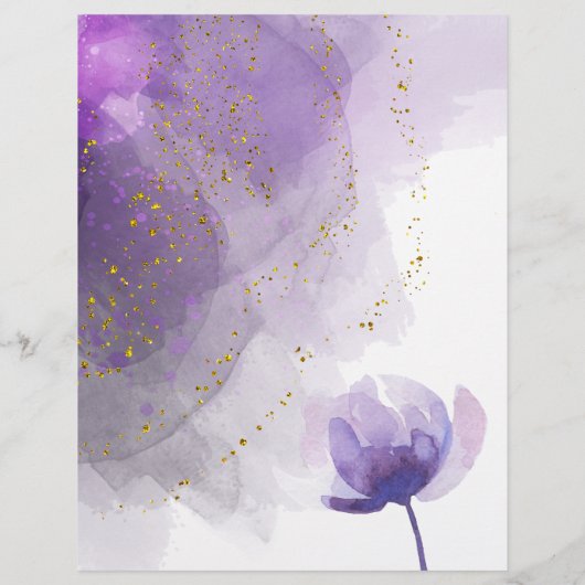 スキンケア紫の水色 チラシ (裏面)