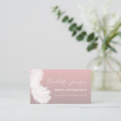 スキンケア美学ナースピンク 名刺 (スタンド正面)