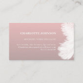 スキンケア美学ナースピンク 名刺 (裏面)