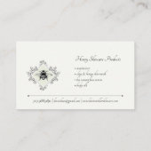 スキンケア製品ハニービーロゴ名刺 名刺 (裏面)