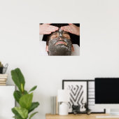 スキンケア顔マスクの塩塗り ポスター (ホームオフィス)