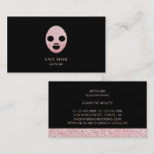 スキンケア顔マスク 名刺 (正面/裏面)