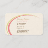 スキンケア |ヘルスケア 名刺 (裏面)