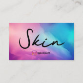 スキンケア&メイクアップエステティシャン 名刺 (裏面)