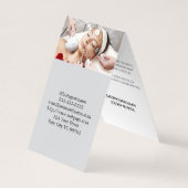 スキンケア&美しいサロンアポイントメント 名刺 (裏面)