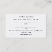 スキンケア&美しいサロン 名刺 (裏面)