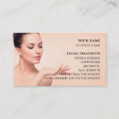 スキンケア&美しいサロン 名刺 (正面)