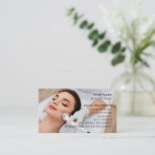 スキンケア&美しいサロン 名刺 (スタンド正面)