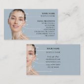スキンケア&美しいサロン 名刺 (正面/裏面)