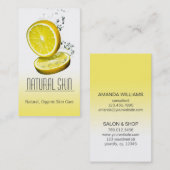 スキンコン気にサルタントビューティシャンの名刺 名刺 (正面/裏面)