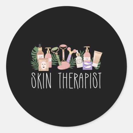 スキンセラピストエステティシャンエステ ラウンドシール (正面)