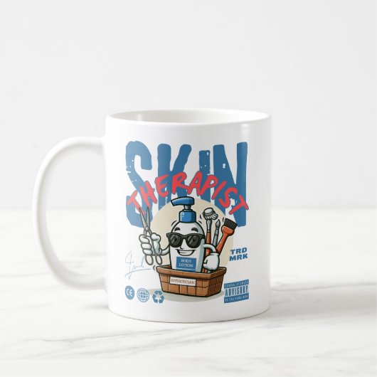 スキンテラピスト コーヒーマグカップ (左)